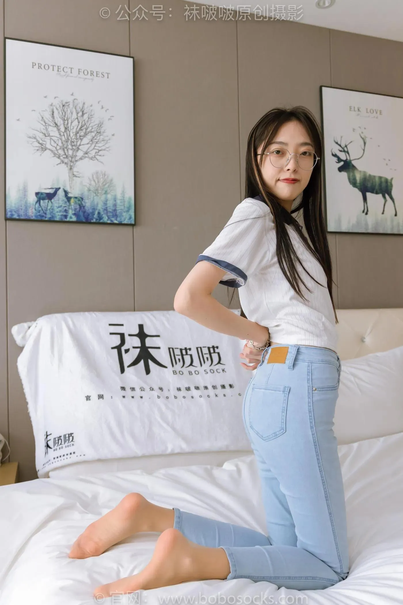 [BoBoSocks袜啵啵]NO.161 稚予-贝壳头板鞋、肉丝、裤里丝 [140P]插图8